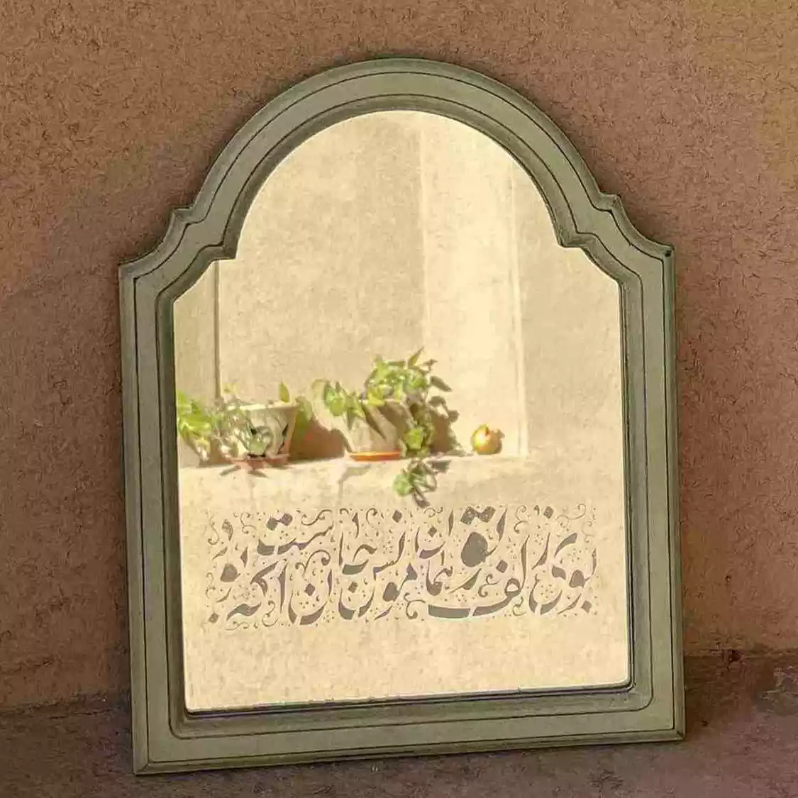 خانه باور آینه دکوراتیو قاب آینه بوی زُلف 2